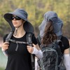 Women Sun Hat with Neck Flap Wide Brim UV Protection