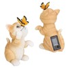 Solar Cat Yard Decor Decorative Light Cat Garden Sculpture Exquisite