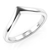 Metal Factory Sz 6 Sterling Silver 925 Chevron Stackable Ring