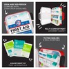 Be Smart Get Prepared First Aid Kit Hard Red Case