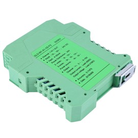 GLG DC 24V DC Power Signal 4-20MA to 0-10V Signal Converter Isolator Transmitter PLC Detection Signal Conditioner Channel Configuration 1 Input and 1 Output