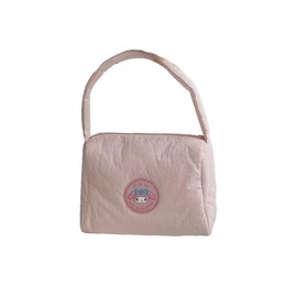 Cinnamoro My Melo Potacco Tote Bag Coin Purse Set with Pockets and Zipper, Shopping Bag, Shoulder Bag, Crossbody Bag, Large Capacity, Women's, Stylish, Character Goods, Popular, Work or School (A)