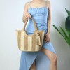 HuiYStar Large Straw Beach Bag for Women Summer Travel Braided