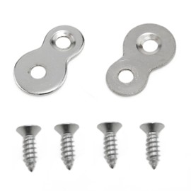 Meuey Lyot Figure 8 Fastener Figure 8 Table top Fasteners Table top Fasteners Desktop Connector Figure 8 Desktop Fastener Hardware with Screws -20pcs
