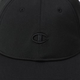 Champion C3-BG703C Men's Sports Hat, 100% Polyester, Heat Shield, Highly Breathable, One Point Embroidery, Men's, Black
