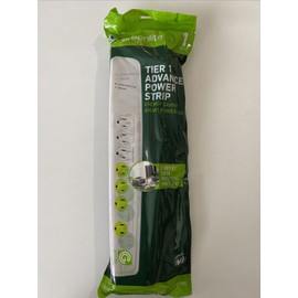 Current Greenlite Tier 1 Advanced Current Sensing 7 Outlet Power Strip Ideal For PC & TV