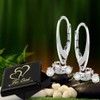 For Dich Mini Motorcycle Sturdy French Hook Earrings Made of
