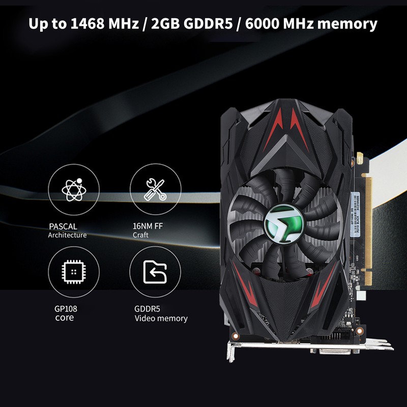 Graphics Card 2GB 64Bit MSGT1030 GPU GDDR5 Mini ITX DVID