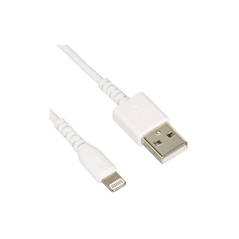 BUFFALO BSMPCL110WH Lightning Cable, 1.0m White