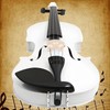 MA 16-Inch Solid Wood Viola in White Finish - Handcrafted