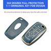 OFFCURVE Key Fob Cover with Keychain for Ford Fusion Explorer