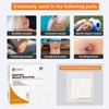 Carbou Calcium Alginate Wound Dressing, 4'' x 4'' Patches,10 Individual