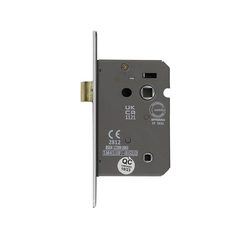 Decoranddecor Bathroom Mortice Lock - 2.5inch / 64mm - Satin