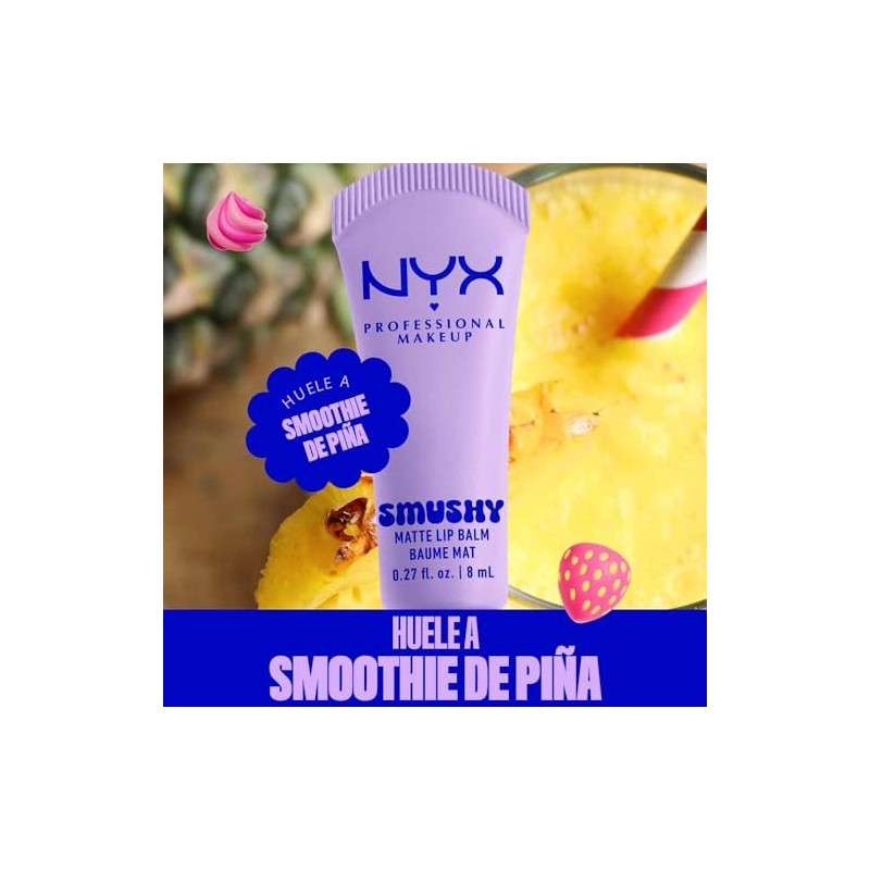 NYX PROFESSIONAL MAKEUP Smushy Matte Lip Balm tono Sugar Smush