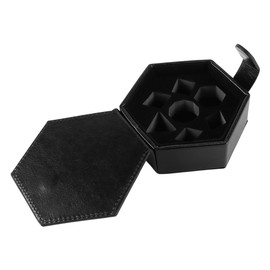 Laroal 7 Dice Box Tray Hexagonal Dice Box Dice Tray for Tabletop Game Role