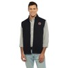 Vantage Apparel Men's Collegiate Full Zip Quilted Vest, Harvard Crimson,