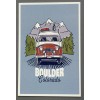 Lantern Press Boulder, Colorado - LP Camper & Mountains - Lantern Press Postcard
