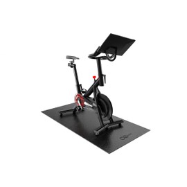 Cycleclub 30" x 76" Bike Mat Compatible with Peloton Bike, 6mm Thick, Under Exercise Bike Trainer Mat for Stationary indoor spin bike,Hardwood Floor Carpet