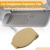 HEROFFIX Car Sunglasses Clip Magnetic Universal Sun Visor Eyeglasses Holder