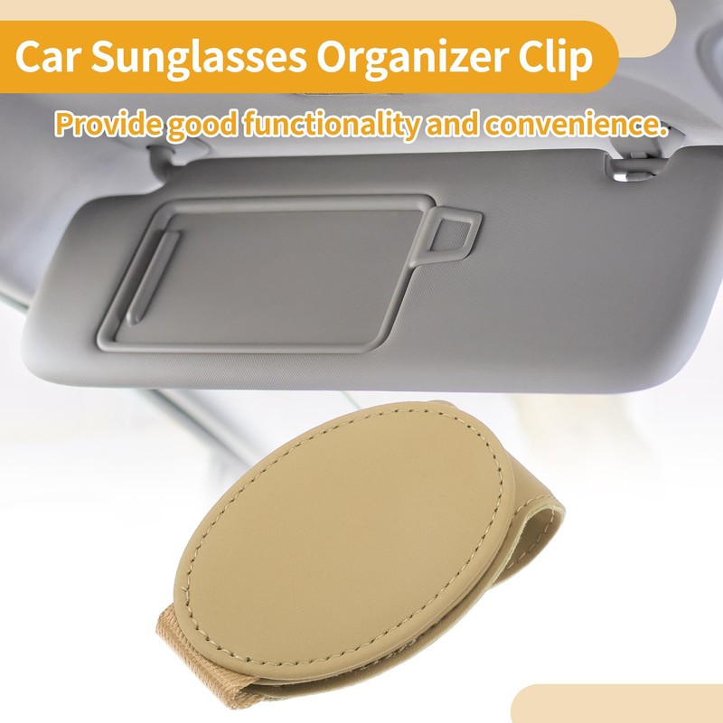 HEROFFIX Car Sunglasses Clip Magnetic Universal Sun Visor Eyeglasses Holder