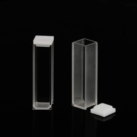 Quartz Cuvette,Spectrophotometer Cuvettes 10 mm Path Length, 45mm Height, 3.5 ML Capacity - 6 PCS