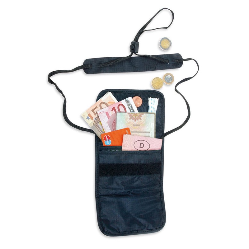 Tatonka Skin Folded Neck Pouch Black