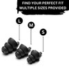 EGGZ Earplugs - noise reduction, ear defenders 24dB noise reduction,