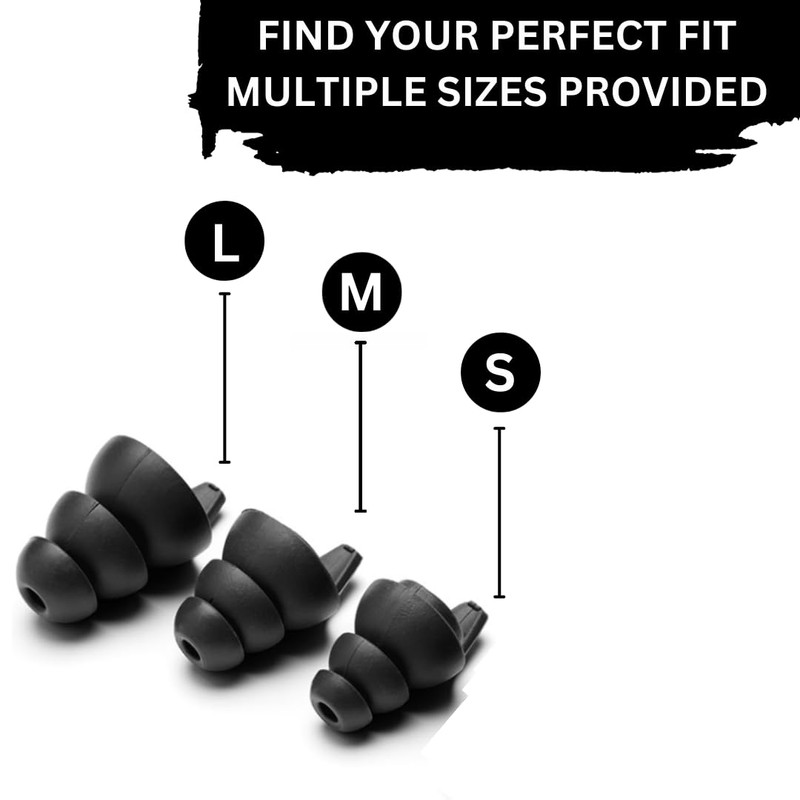 EGGZ Earplugs - noise reduction, ear defenders 24dB noise reduction,