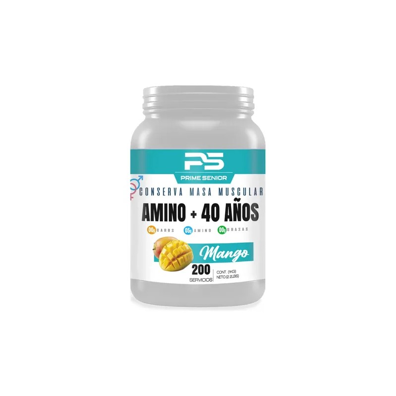 Aminoácidos Bcaas+ Glutamina Prime Senior 1kg Varios Sabores