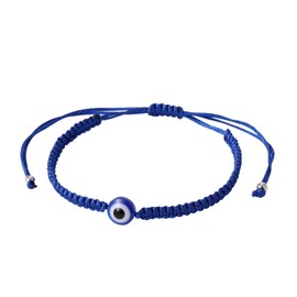 LSxAB Blue Evil Eye Bracelet for Women Lucky Charm Protection Stretched Spiritual Bracelet for Women Beaded Men Couple Birthday Anniversary