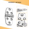 316 Stainless Steel Boat Hatch Hinges Marine Grade, 3 x