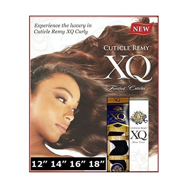 Cuticle Remy XQ Human Hair Weave - S Wave (12 inch, 2 - Dark Brown)