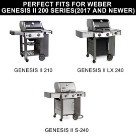 66801 66094 Cooking Grill Grates for Weber GS4 Genesis II 200 & II LX 240 SER Grill Replacement Parts Genesis II E-210, II LX E-240, II LX S-240, 60004001 60010001 60014001 65004001 65010001,Cast Iron