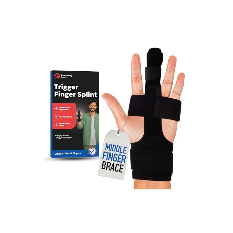 Trigger Finger Splint Finger Brace – Comfortable Finger Splints for
