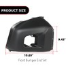 G-PLUS Bumper End Caps Front Left and Right Compatible With