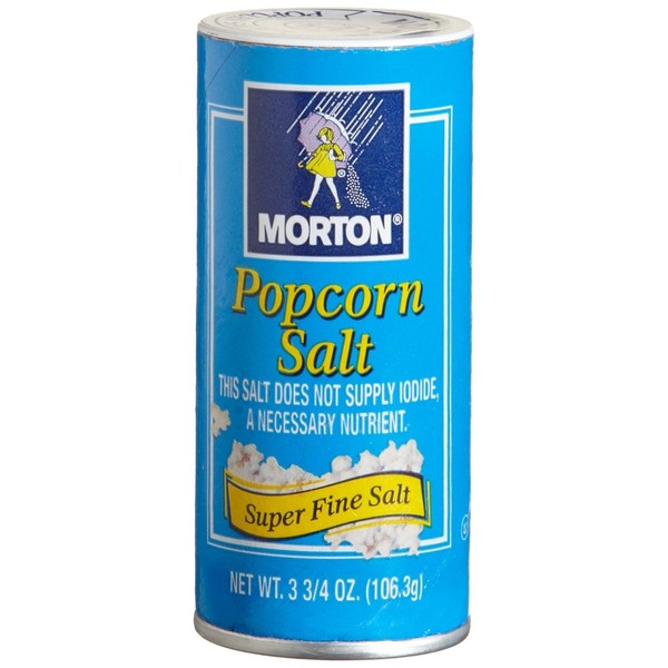 Morton Popcorn Salt, 3.75-Ounce (Pack of 12)