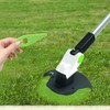 FourShow 100Pcs【PA6】 Plastic Blades Compatible with Gtech Grass Trimmer Strimmer