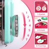 Polymer Clay Press Machine,Clay Roller Machine,Includes Non-Stick Sheets,Gloves,Clamp and Hand