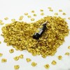 ATFL 0.6LB Gold Rose Petals,2500 Pcs Silk Rose Petals,2.3'' Artificial