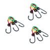 Kisangel 9 Pcs Camping Tent Hooks Elastic Rope Buckle Binding