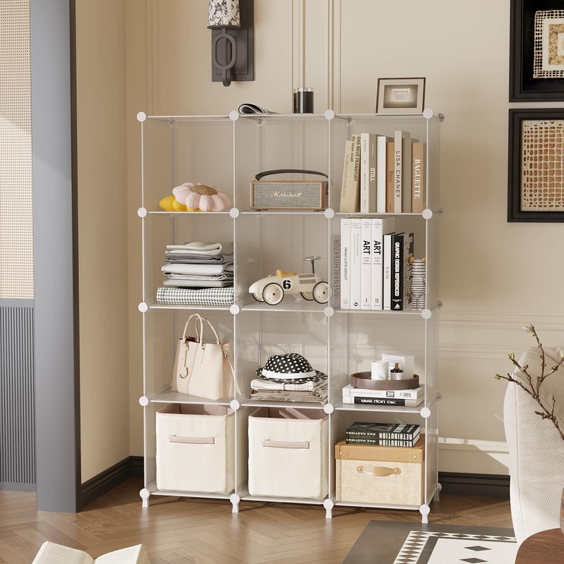 AWTATOS Cube Storage Organizer, Closet Organizers and Storage, 12 Cube