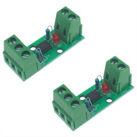 LBTODH 2PCS Photoelectric Isolator 3-5 V 12 V 24 V PC817 1 Channel Optocoupler Isolation Board for PLC Drive Motor Board