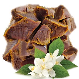 HIGH ALTITUDE NATURALS Jasmine Floral Wax (Jasminum Grandiflorum) - Pure Natural Herbal Flower Plant Wax - for DIY Skin Cream, Scented Aromatherapy Melts, Candles, Solid Perfume - 8 oz (227 g)