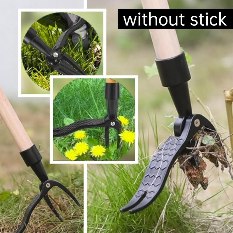 Versatile Gardening Weeding Tool Head - Root Remover & Bending-Free
