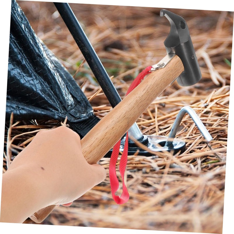 WHAMVOX Camping Mallet Lightweight Survival Hammer for Tent Pegs Outdoor