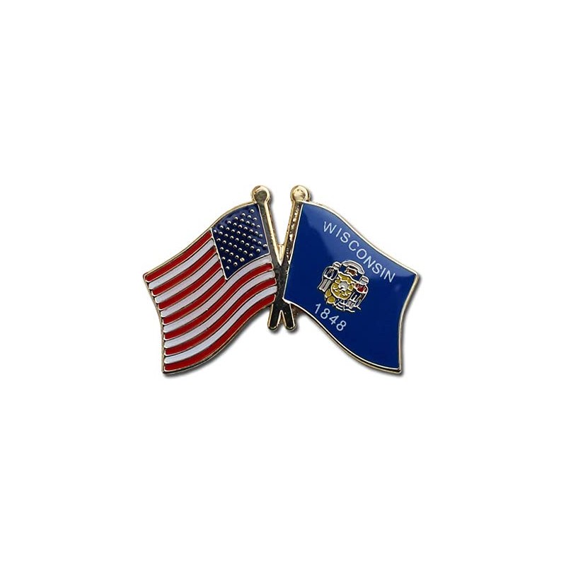 Wisconsin - State Friendship Lapel Pin