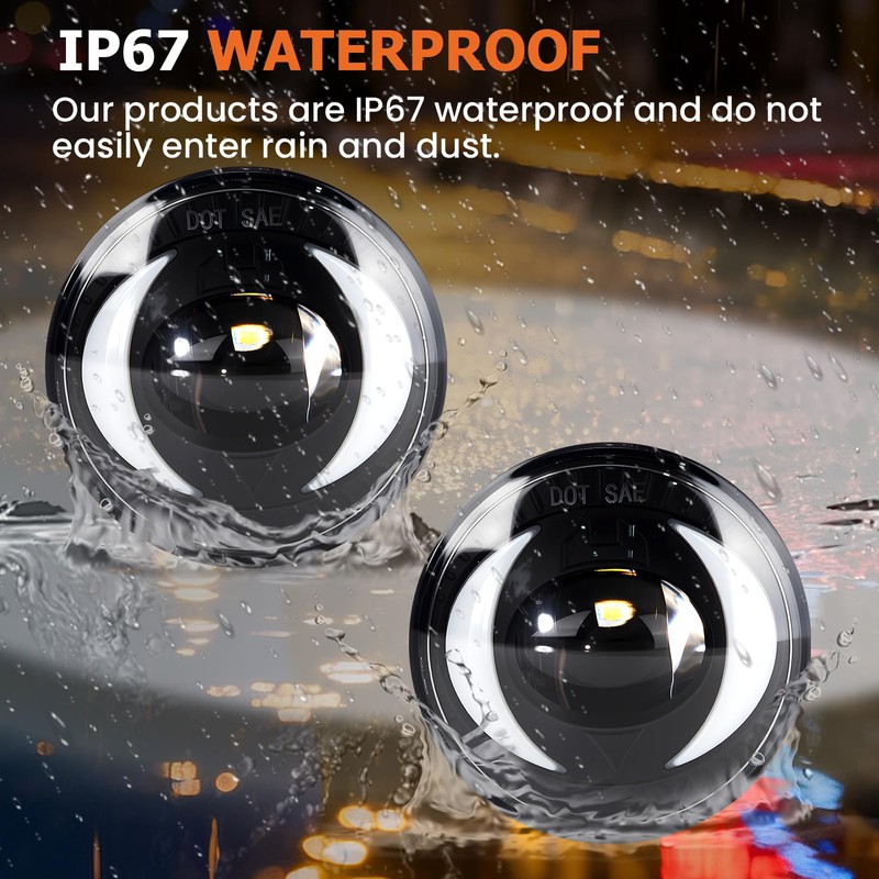LED With DRL Driving Fog Lights for 2007-2013 Avalanche/ 2007-2014