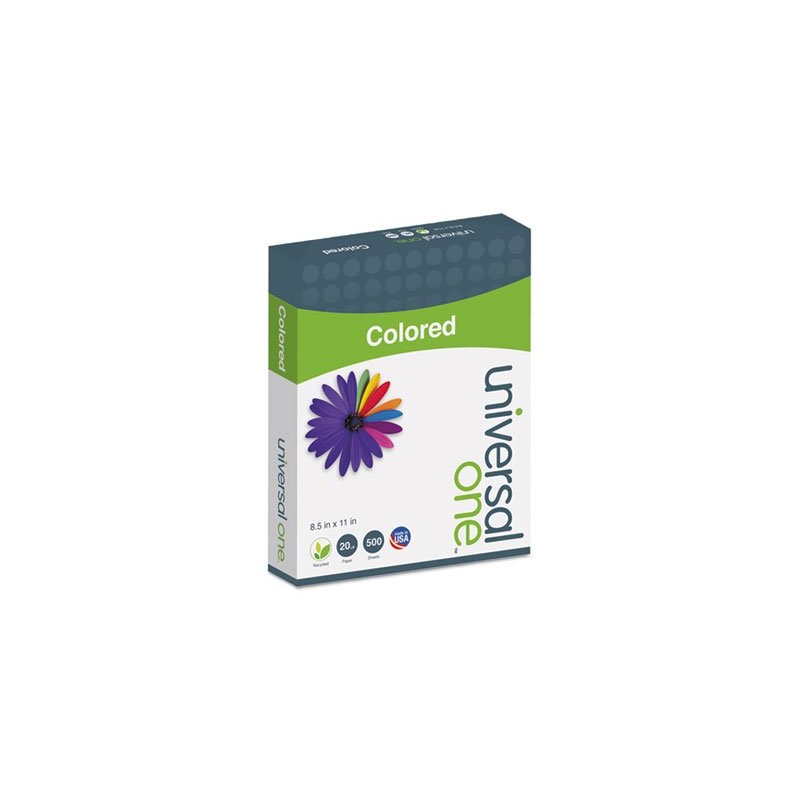 Universal One Colored Paper, 20lb, 8-1/2 x 11, Orchid, 500