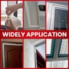 Birllaid White Window Weather Sealing Tape,Window Draft Isolation Sealing Film