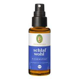 Primavera PRIMAVERA Schlafwohl Kissenspray bio 30 ml - Textil- und Raumduft mit Lavendel, Vanille und Neroli - Aromatherapie - beruhigend - vegan